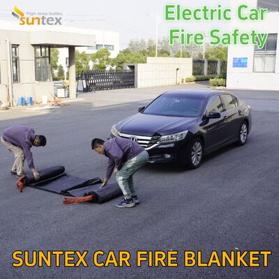  Bulk Discount CE Approved High Silica Fire Protection Garage Fire Safety Blanket EV Fire Blanket 