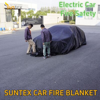 Suntex High Quality Large Electric Vehicle EV Fire Blanket Roll Made of Durable Fiberglass