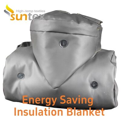 Industrial Fiberglass Removable Valve Insulation Jackets for Gate