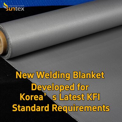 Industrial Welding Blanket Roll Heat Resistant Flame Retardant Material Offering Protection During Welding Operations