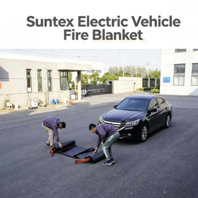 Suntex Electric Vehicle Fire Blanket Car Fire Blanket Manufacturer