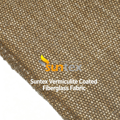Vermiculite Coated Fiberglass Fabric for  Thermal insulation covers