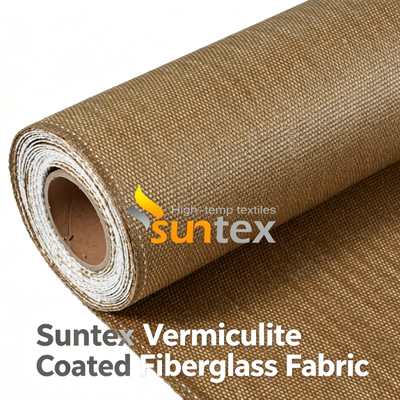 Vermiculite Coated Fiberglass Fabric for  Thermal insulation covers