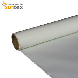 Fire Retardant Silicone Coated Fiberglass Fabric  1.5 Meter Width High Durability
