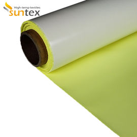 Fire Retardant Twill Woven 0.4mm Silicone Rubber Coated Fiberglass Cloth