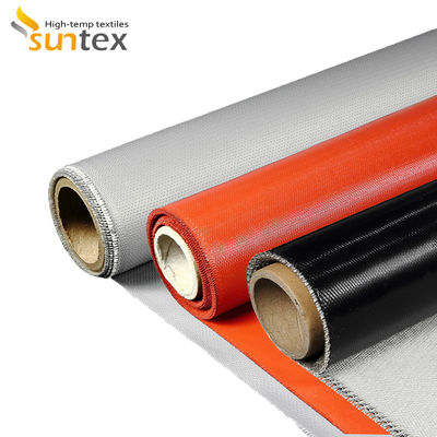 High Strength High Temperature Resistant Fireproof Anti-tear Silicone Coated Fiberglass Fabric for Industrial Applications