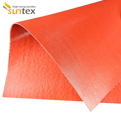 High Temperature Resistant Fireproof Anti-tear Silicone Coated Fiberglass Fabric for Industrial Applications