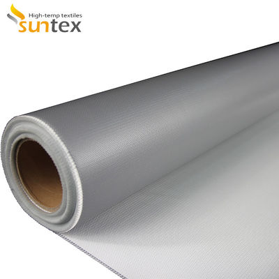Silicone Coated Fiberglass Fire Blankets For Welding  8H Satin Weave Type