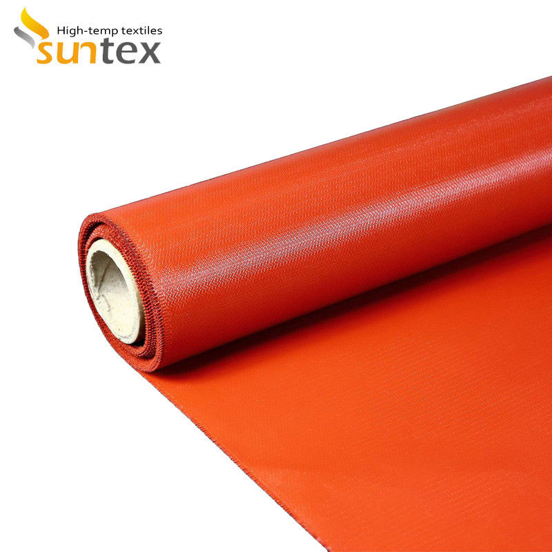 Highly Durable Silicone Impregnated Fiberglass Cloth Plain Woven Type