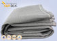 Heat Protection Cover High Temperature Fabric Cloth 32.4OZ Graphite Coated Safety Cloth