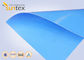 Blue Silicone Coated Fiberglass Fabric For Heat Insulation Jackets & Covers