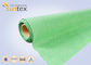 Green Single side PU(Polyurethane) Coated Fiberglass Fabric
