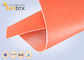 0.017” Thickness Insulation Fabric Silicone Fiberglass Cloth For Thermal Insulation Covers