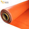 Glass Fiber Fabric With Red Silicone Rubber Coated On Both Side