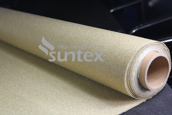 Vermiculite Coated Fiberglass Fabric For Fire Blanket Welding Curtains