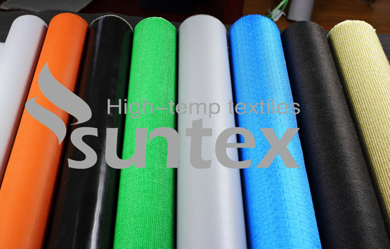 silicone rubber coated fiberglass fabric for Expansion Joint,fire curtain,smoke curtain,welding blanket