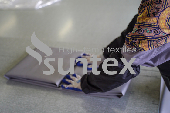 Fireproof High Temperature Silicone Rubber Coated Fiberglass Cloth Fabric for Welding Blanket