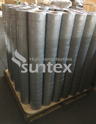 Flame Retardant Silicone Rubber Coated Fiberglass Reinforcing Fabric Heat Resistant