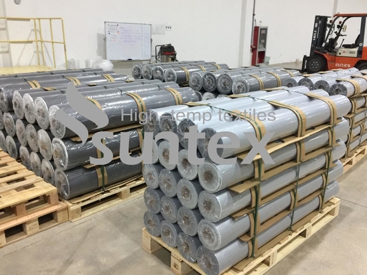 Heat Resistant Silicone Coated Fiberglass Fabric Thermal Insulation For Welding