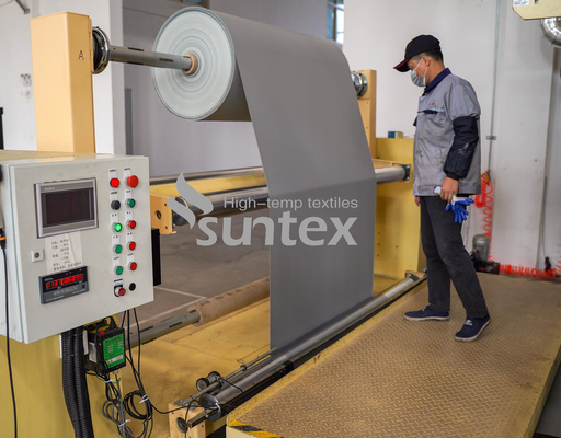 Manufacturer High Temperature Colored Silicone Coated Industrial Fiberglass Fabric Reinforced Glass Fiber