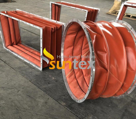 High Temperature Resistant Soft Large Size Colorful Silicone Rubber Coated Fiberglass Fabric For Expansion Joints