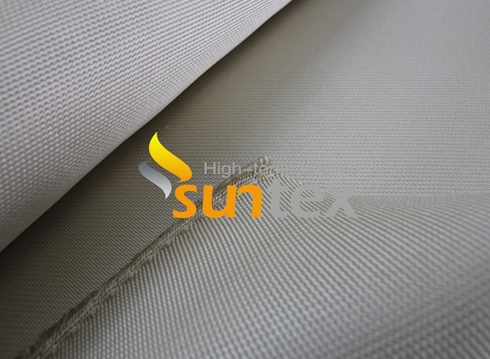 0.7mm Fire Retardant High Silica Rubber Fiber Glass Cloth