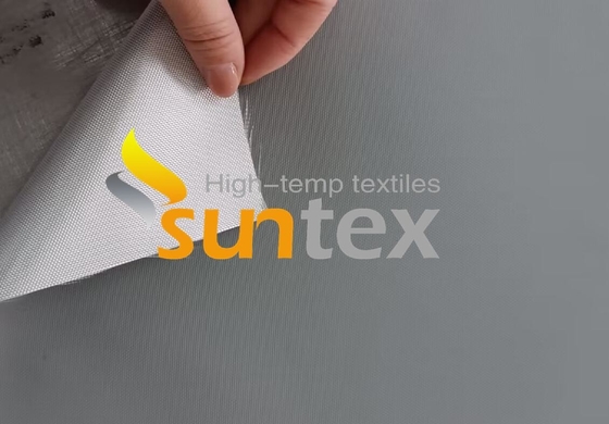 Thermal Fireproof Silicone Coated Glass Fiber Fabric For Fire Welding Blanket