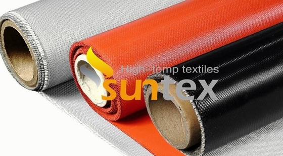 Silicone Coated Fiberglass Cloth For High Temperature Insulation Barrier