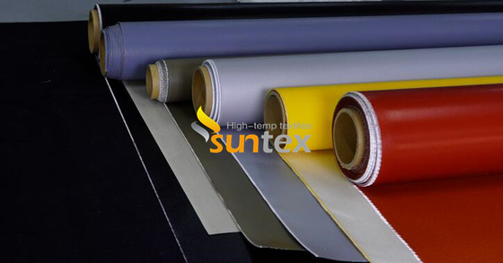 Fiberglass Silicone Coated Flame Retardant Fabric For Curtain