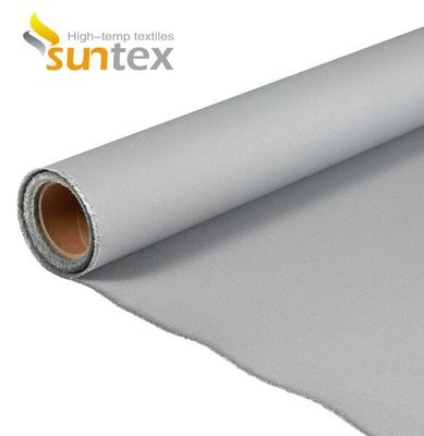 EN-13501 Certified Fireproof Fiberglass Fabric for Fire Curtains with 550°C Temperature Resistance and 0.6mm Thickness