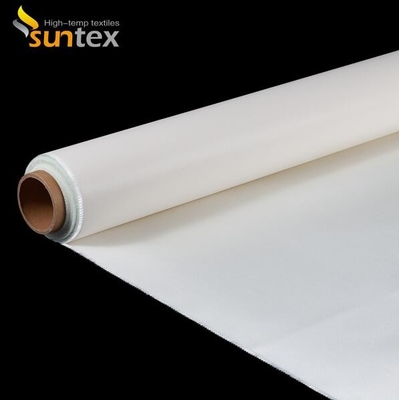 Fiberglass Fabric Coated Silicone / PU  Heat Resiatant high temperature fiberglass cloth