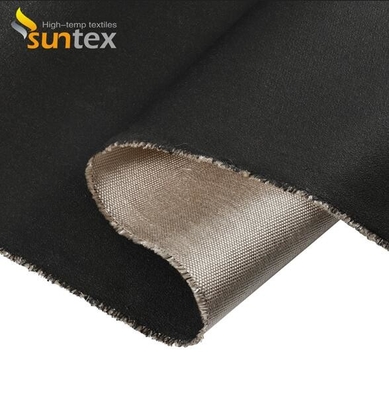 High temperature fiberglass cloth Glass Fiber Fabric With Red Silicone Rubber Coated