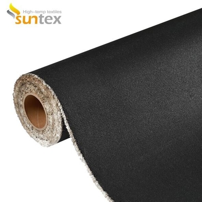 High temperature fiberglass cloth Glass Fiber Fabric With Red Silicone Rubber Coated