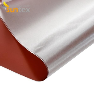 Heat Resistance 550C Silicone Coated Fiberglass Fabric high temperature fiberglass cloth