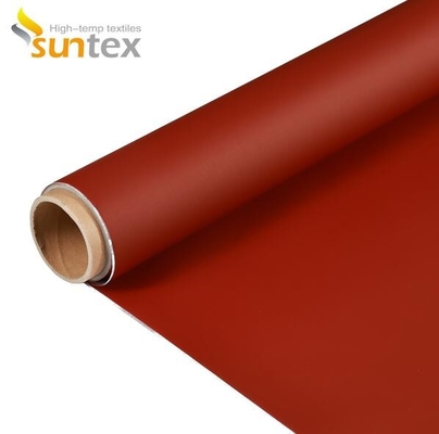 Heat Resistance 550C Silicone Coated Fiberglass Fabric high temperature fiberglass cloth