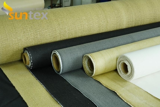 Fiberglass Manufacture Silica Coated Cloth Fabric high temperature fiberglass cloth