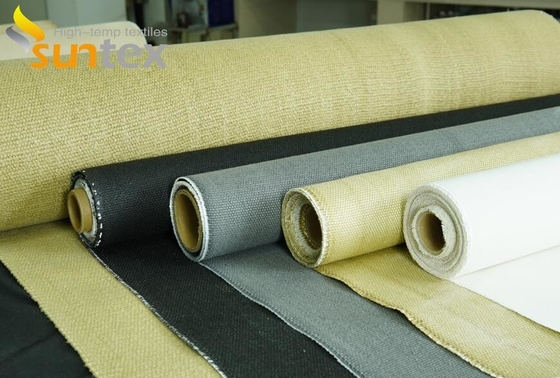 Fiberglass Manufacture Silica Coated Cloth Fabric high temperature fiberglass cloth