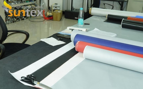 High Temperature Fabrics Silicone Coated Fiberglass for fabric air duct