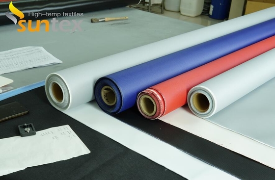 High Temperature Fabrics Silicone Coated Fiberglass for fabric air duct