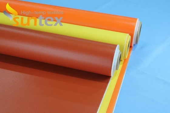 Silicone Coated Fiberglass Fabric for Welding protective blanket to prevent spark slag from splashing and catching fire