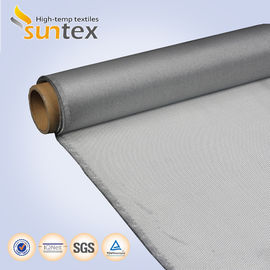 Thermal Insulation Fireproof Fiberglass Silicone Rubber Fabric For Welding Protection