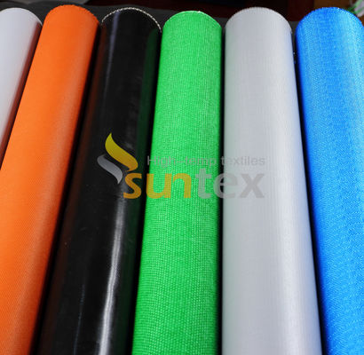 High Temperature E-Glass Silicone Fabric  Cloth Thermal Insulation Rubber Silicone Coated Fiberglass Fabric