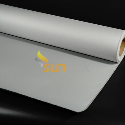 Grey E-Glass Silicone Fiberglass Fabric Fireproof High Temperature Thermal Insulation Silicone Coated Fabric Cloth