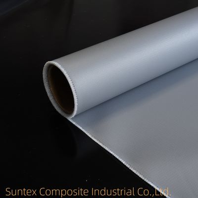 High Temperature E-Glass Silicone Fabric  Cloth Thermal Insulation Rubber Silicone Coated Fiberglass Fabric