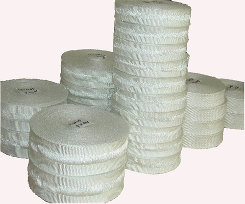 Heat Insulation 550C Fiberglass Rope For Industrial Furnace Fireplaces Door Heat Seals