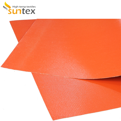 Silicone Coated Fiberglass Fabric Heat Resistant E-Glass 850g/m2