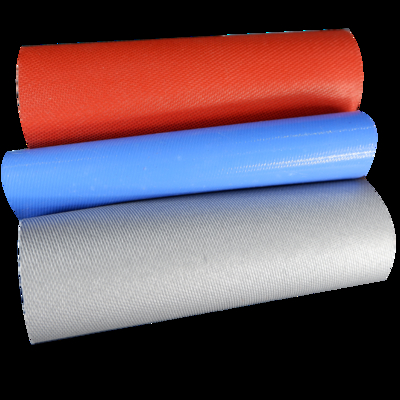 White Fireproof Silicone Rubber Coated Fiberglass Cloth High Temperature Resistance  Waterproof  Material Fiberglass Fabric