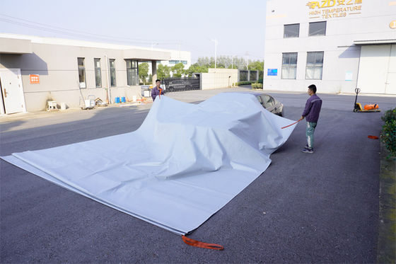 Extra Large EV Car Fire Blanket with 550℃/1000℃ Thermal Resistance for Oxygen Deprivation Fire Control