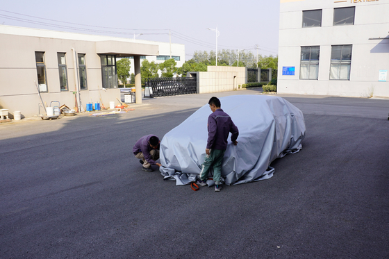 EV Car Fire Blanket Gray 550℃ Heat Resistant for Lithium Battery Fires