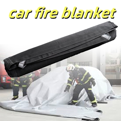 Gray EV Car Fire Blanket with 550℃ Thermal Resistance